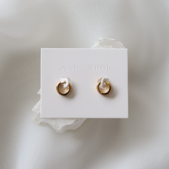 Terra Gold Huggie Earrings