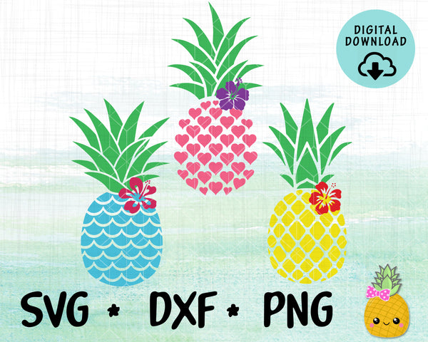 Download Svg Hawaii Pineapples File For Cricut Silhouette Pineappe Svg Dxf Pineapple Cove Designs