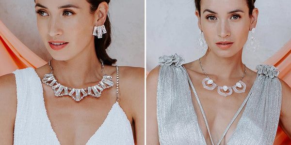 Kara and Thandie necklace for sweetheart dresses