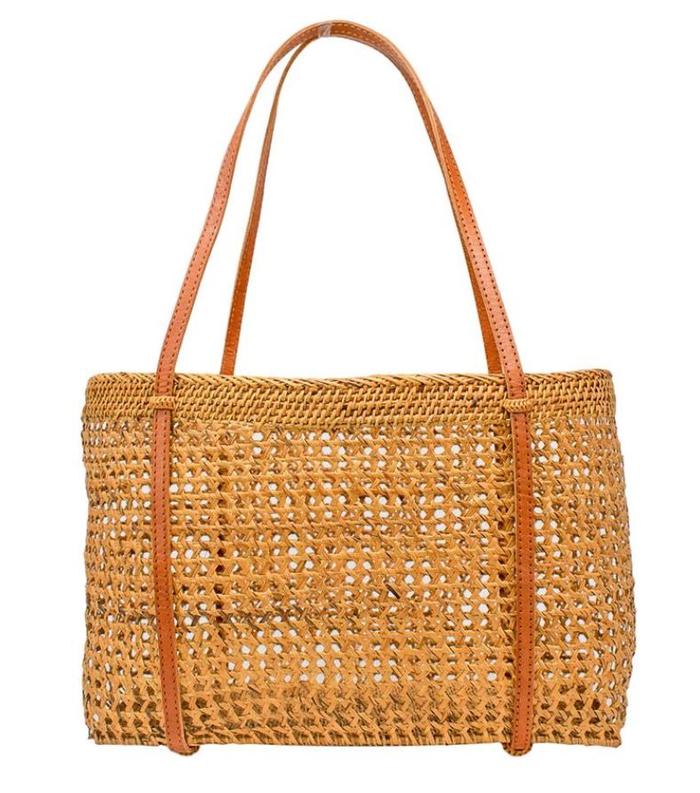 Inés Cane-style Rattan Tote – Sunday & Lola