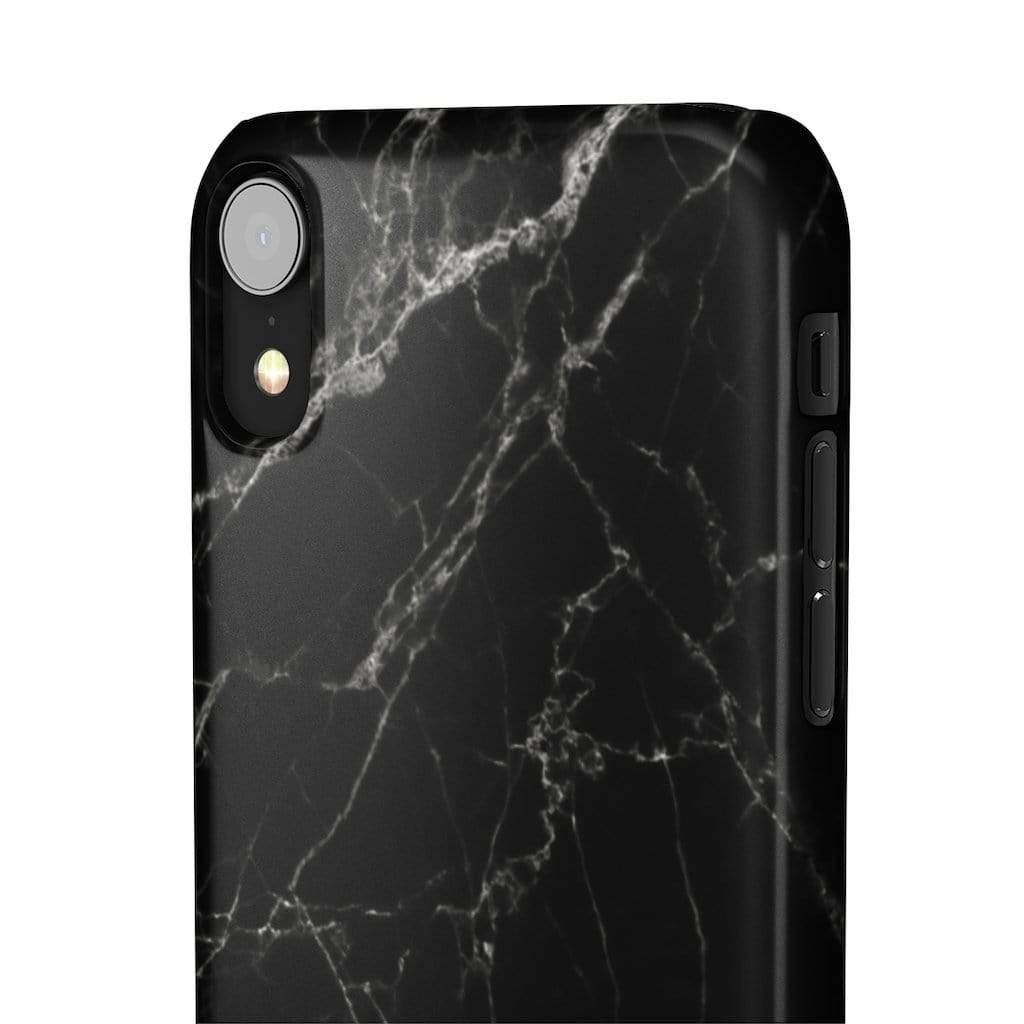 Black Marble Iphone Snap Case Protective Phone Cover Decal Kings