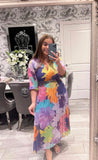 “LIBERTY” floral belt dress