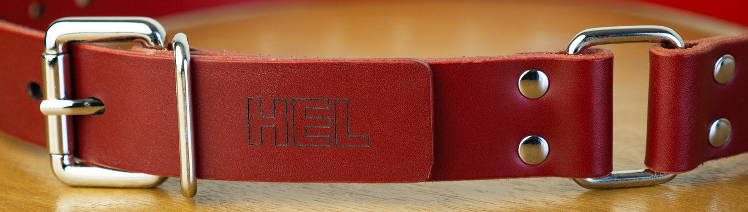 HEL Milano Hobble Belt closed to first hole
