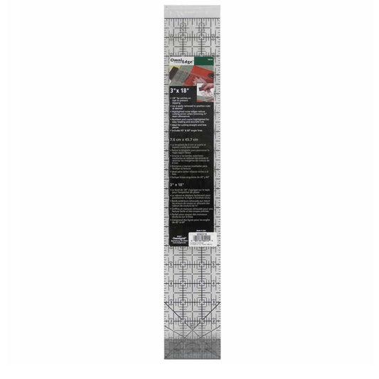 OmniEdge 4 x 36 Ruler, Rectangle Quilter's Ruler by Omnigrid