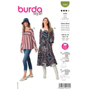 BUR6023  Burda Style Pattern 6023 Misses' Dress and Blouse
