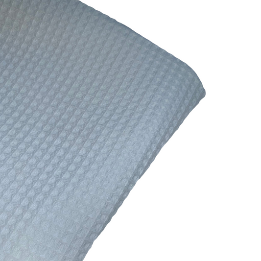 Waffle Weave Cotton - Unwashed - 44” - White – King Textiles