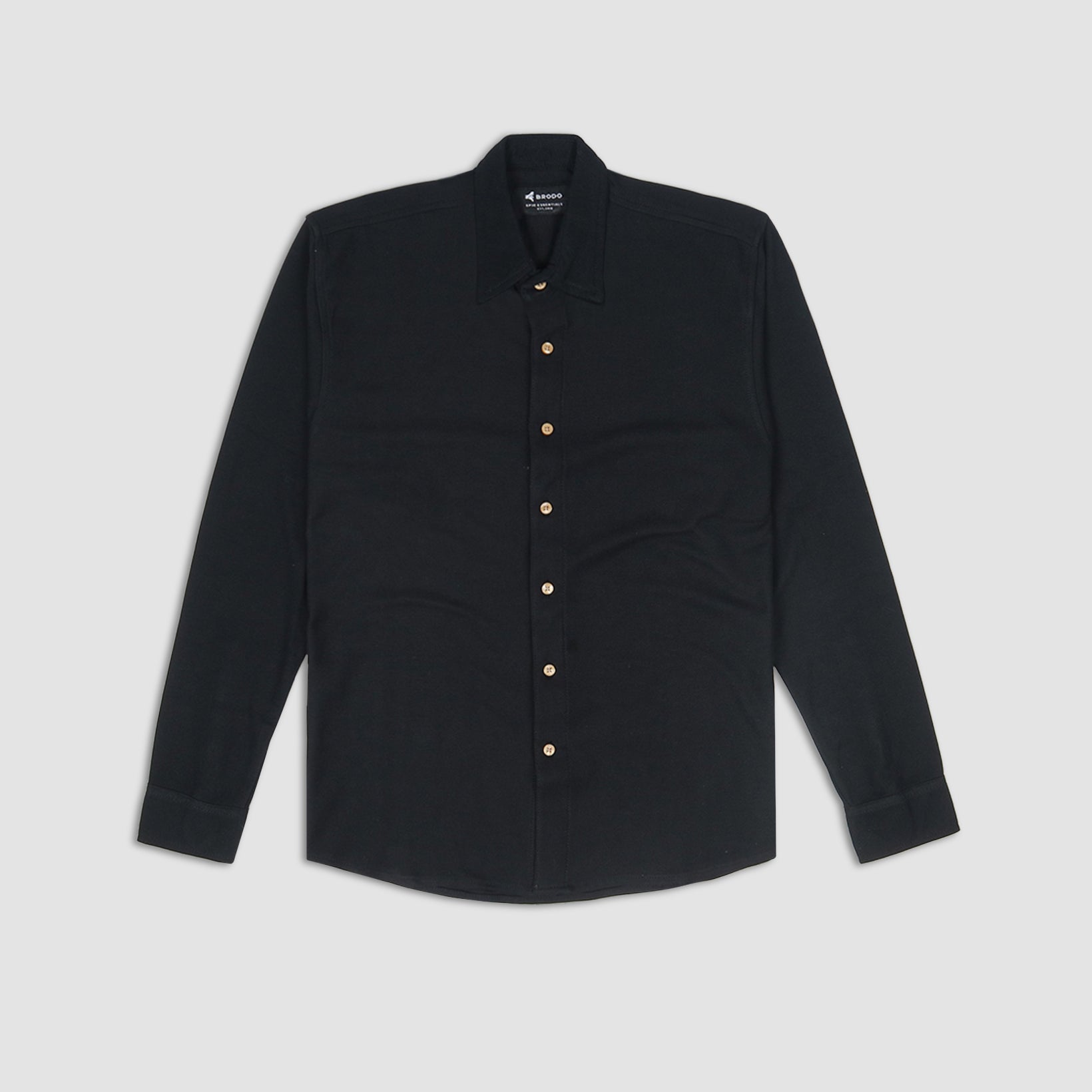 pique long sleeve shirt