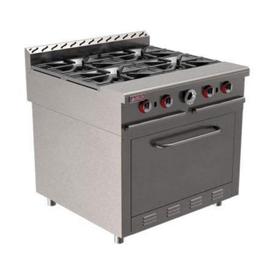 COCINA ELECTRICA DE 4 QUEMADORES BASE GABINETE - FRIONOX