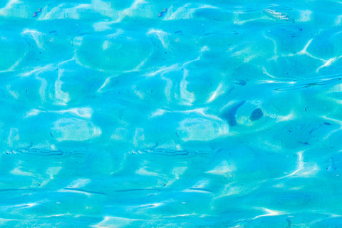 photo of blue water at ningaloo for fabric print design