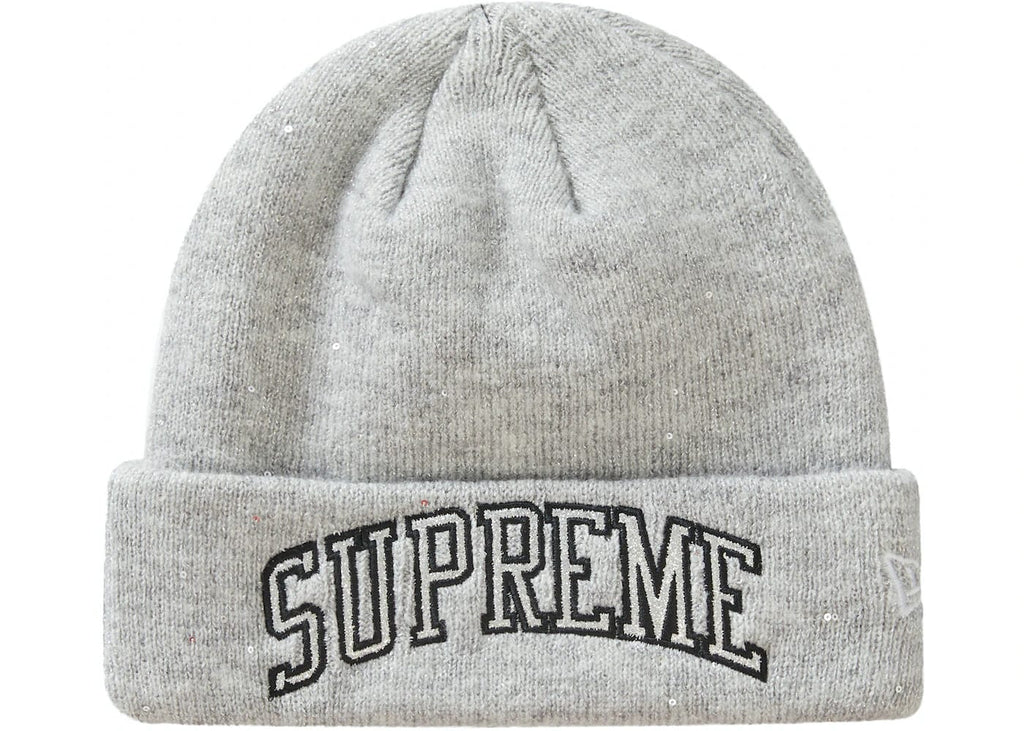 Supreme New Era Metallic Arc Beanie Navy – Blesssed