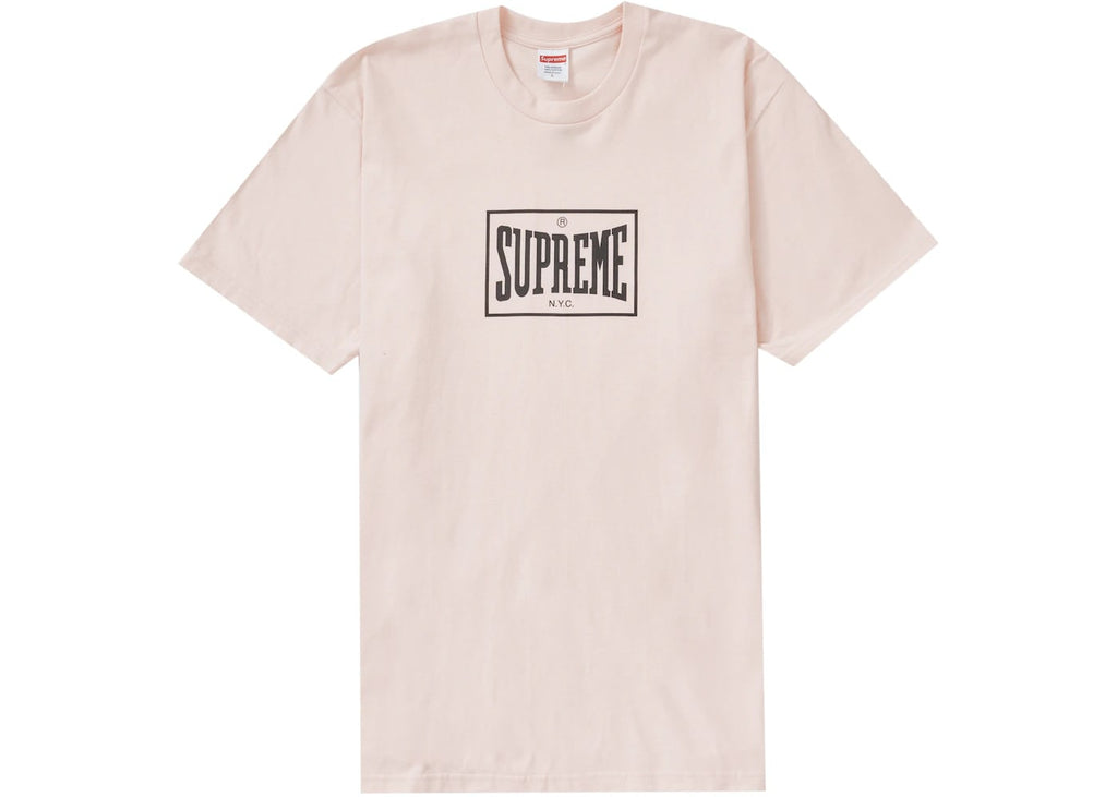 Supreme FDNY Engine 9 Tee Light Pink – Blesssed