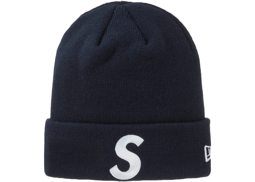 Supreme New Era Metallic Arc Beanie Navy – Blesssed