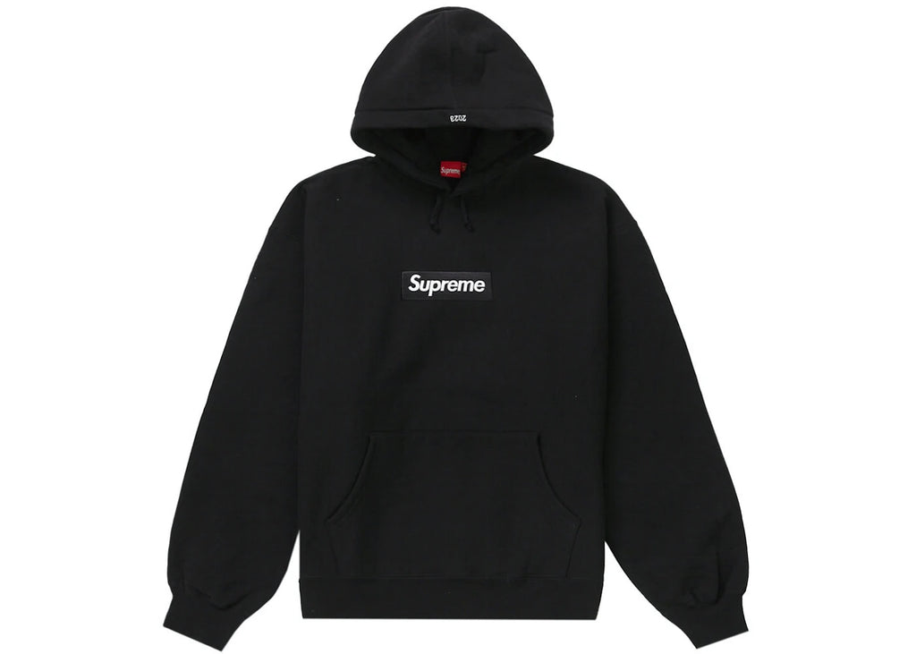 Supreme Bandana Box Logo Hooded Sweatshirt Navy – Blesssed