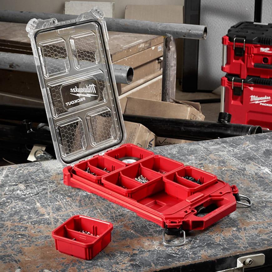 Milwaukee PACKOUT Red 30 oz. Tumbler 2PK, Modular Tool Storage Systems