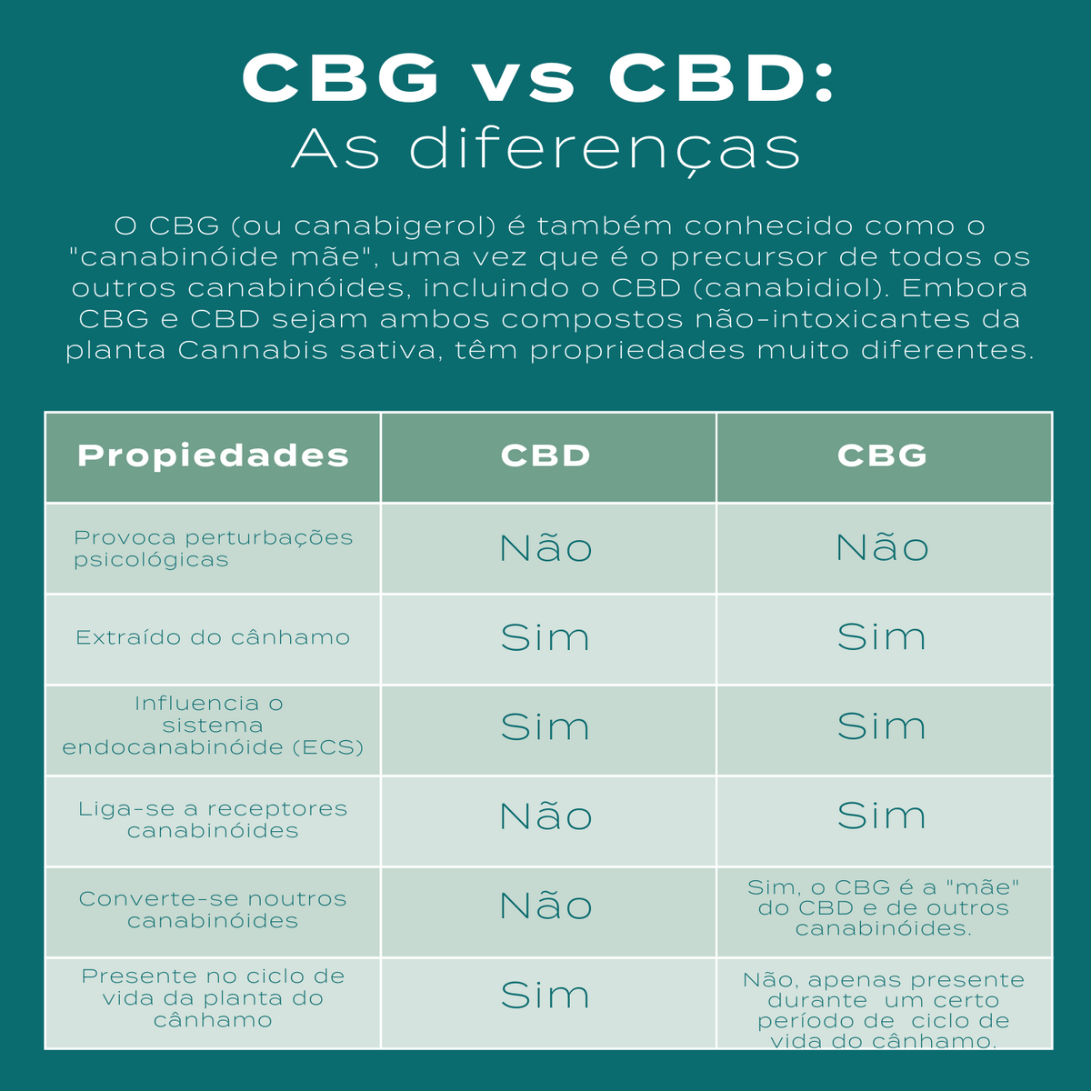 CBG vs CBD 