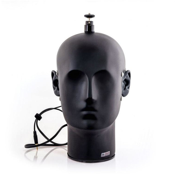binaural microphone for head