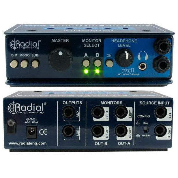 radial mc3 studio monitor controller