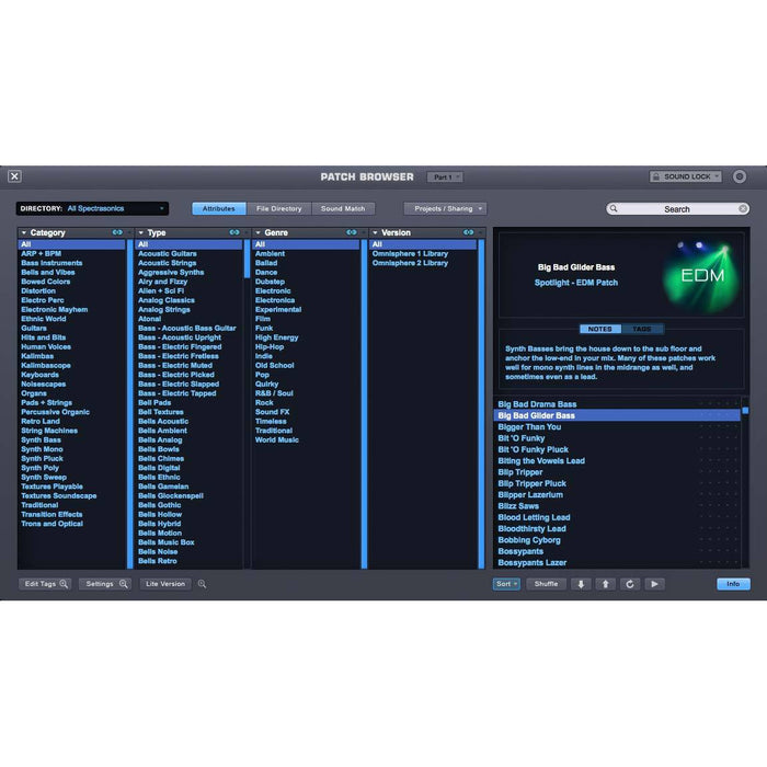 will spectrasonics omnisphere 1 replace 2