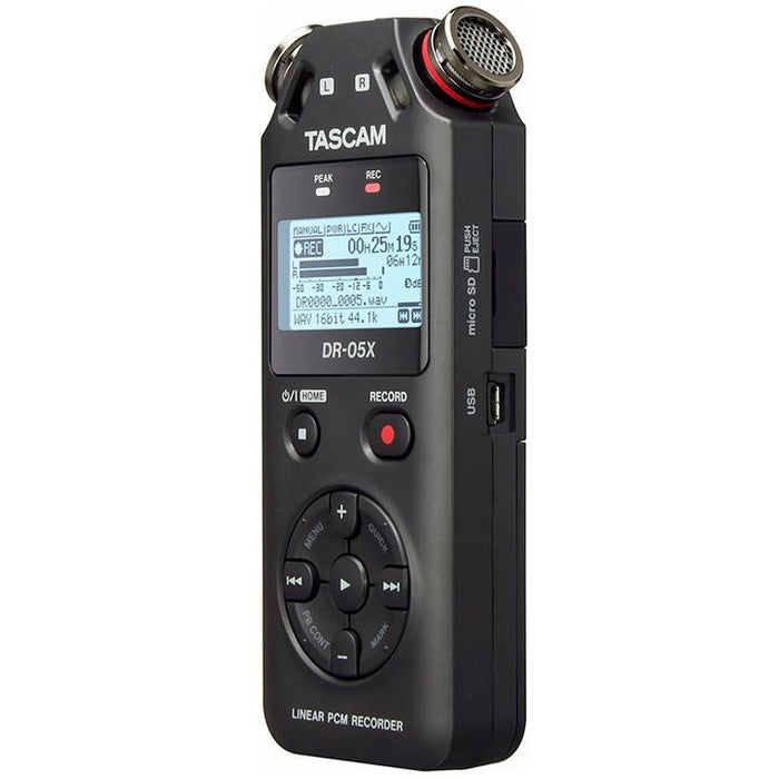 Tascam DR-05X - handheld stereo recorder