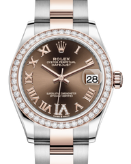 rolex lady datejust diamond bezel