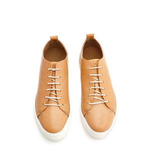 Leather Tennis Shoes Natural – Hunt