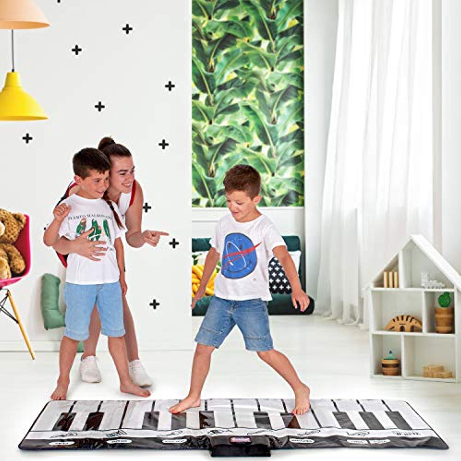 Abco Tech Giant Piano Mat Jumbo Floor Keyboard With Play Record