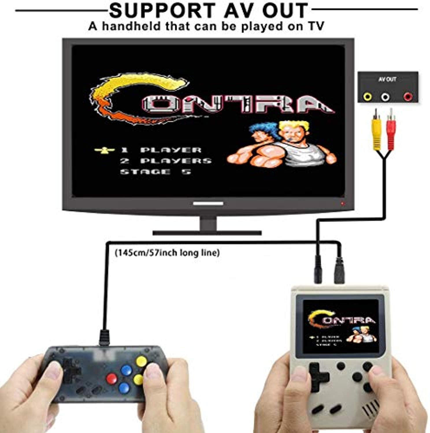 mjkj retro game console