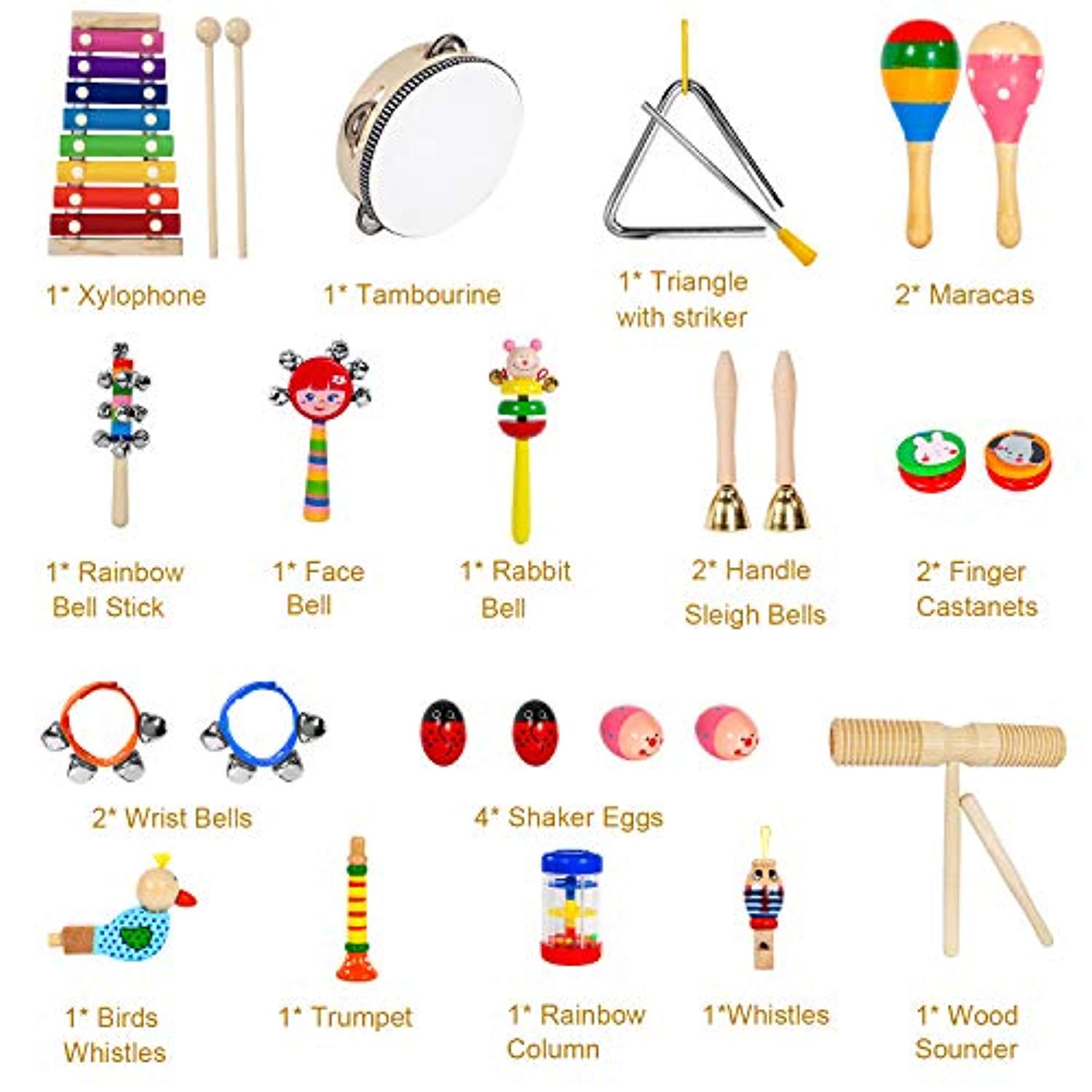 kids musical instruments wooden