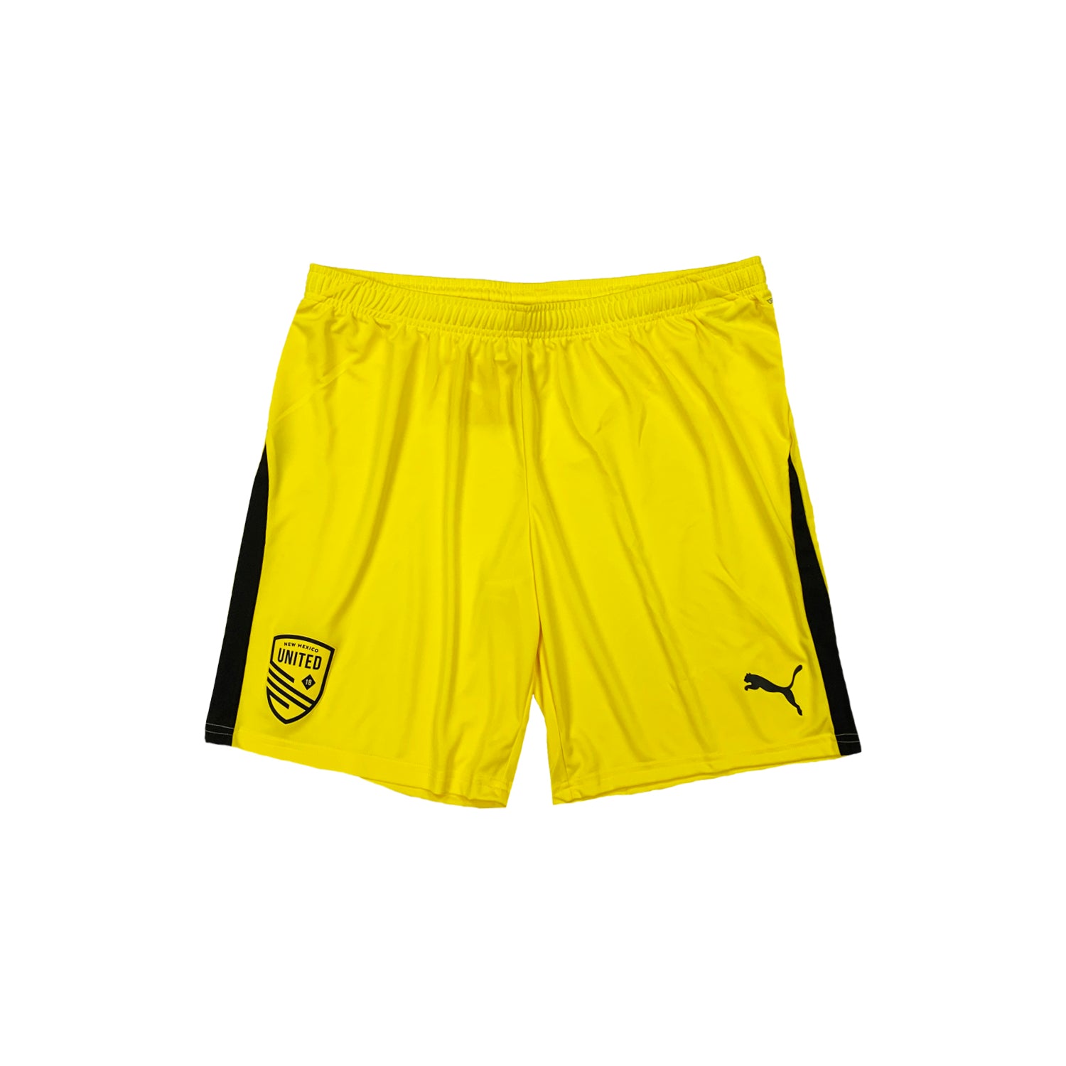yellow puma shorts