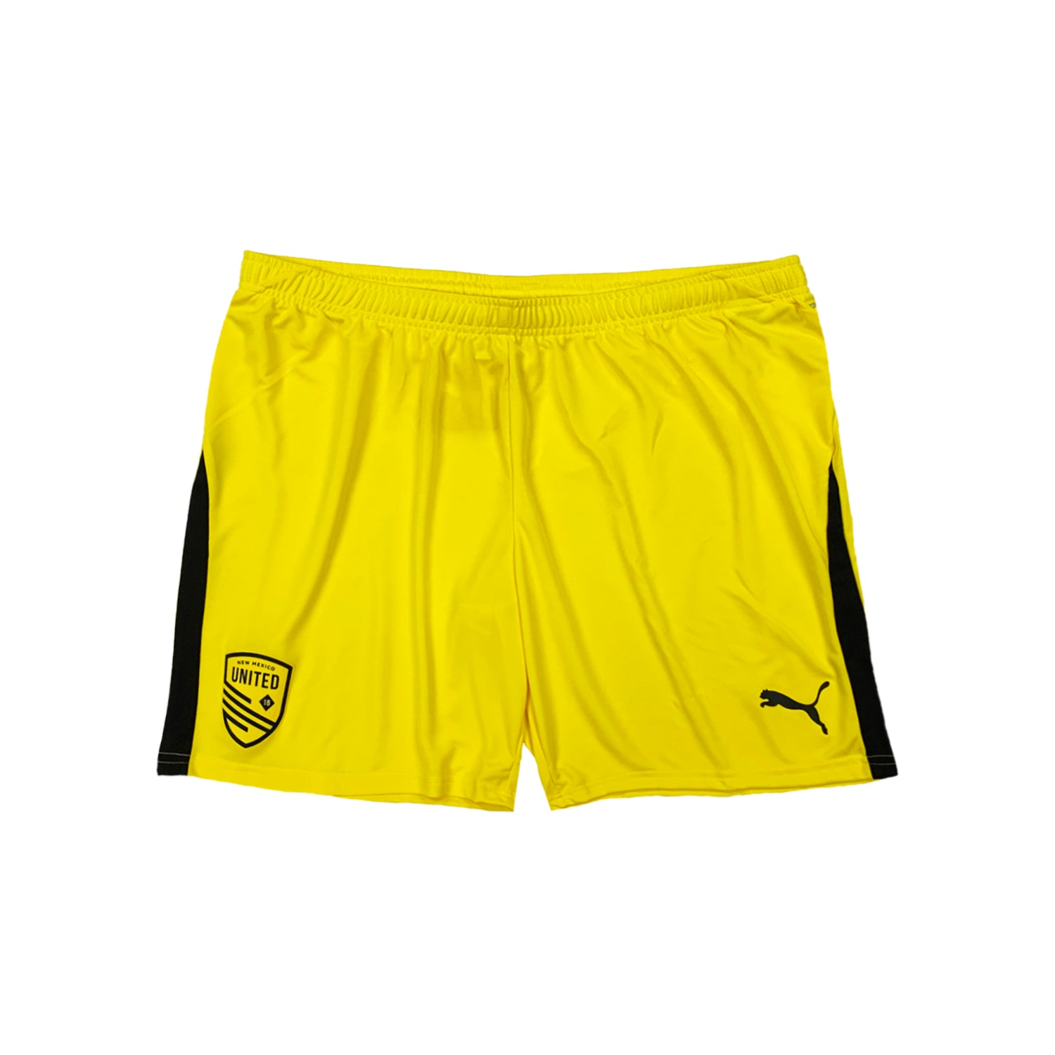 yellow puma shorts