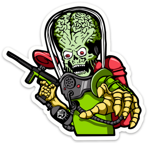 Martian Sticker