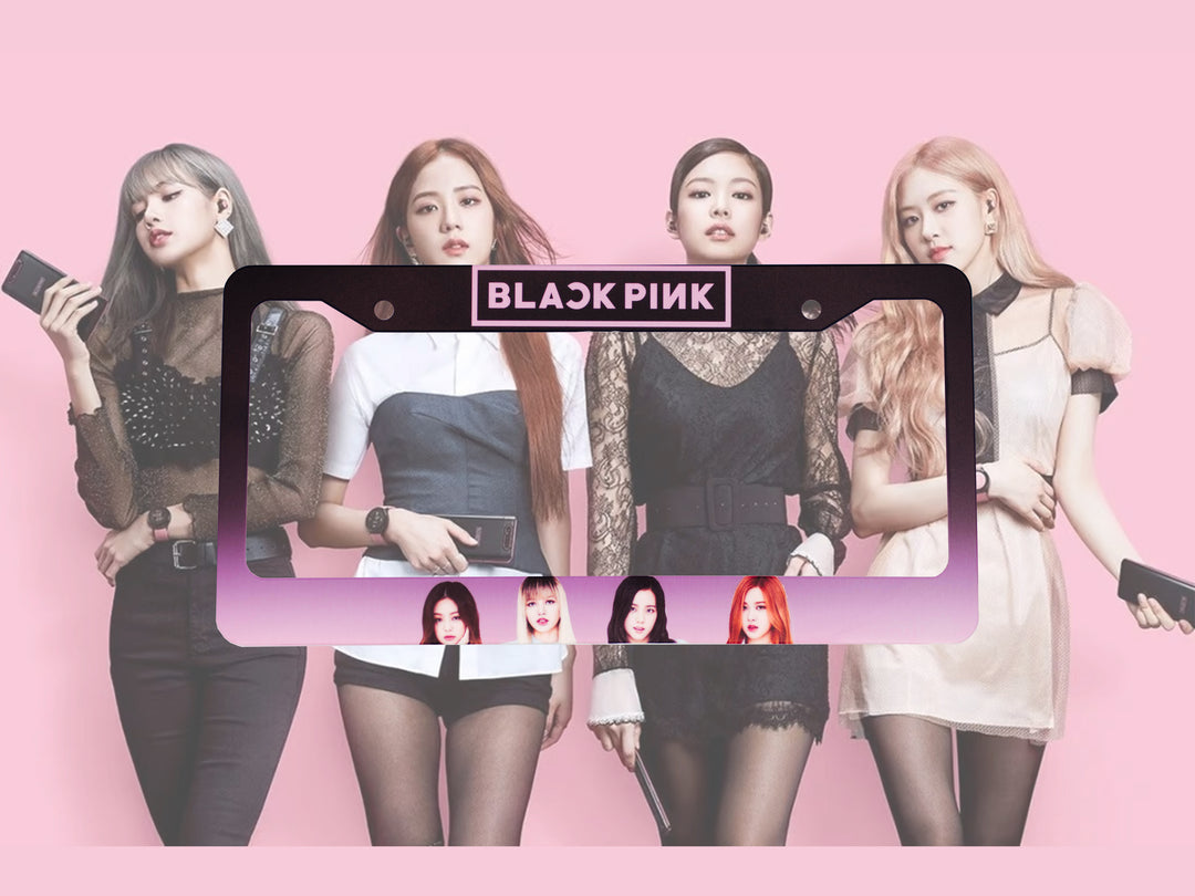 BlackPink Kpop License Plate Frame – Bad Taste Worldwide