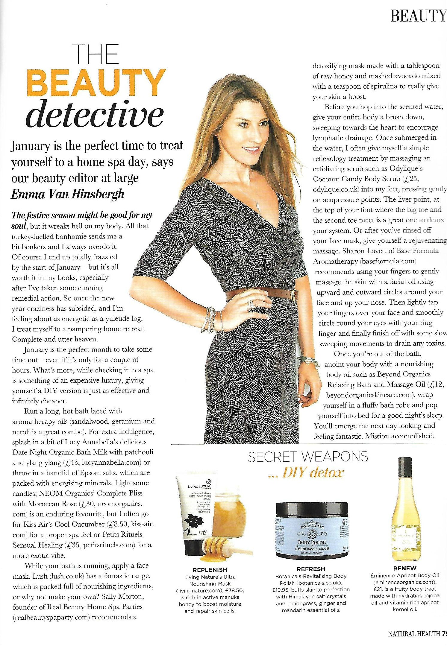 NH Magazine The beauty Detective.