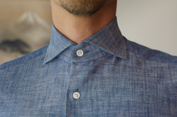 chemise cutaway chambray gyappu