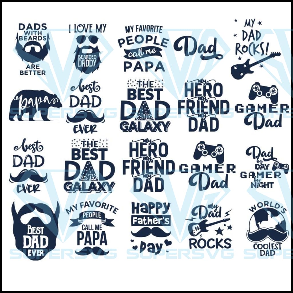 Fathers Day Svg Bundle Fathers Day Svg Svg Files For Cricut Dad Sv Supersvg