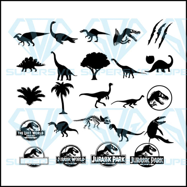 Download Jurassic Park Bundle Svg Dinosaur Svg Bundle Supersvg PSD Mockup Templates