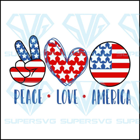 Download Free Peace Love Fireworks Svg SVG DXF Cut File