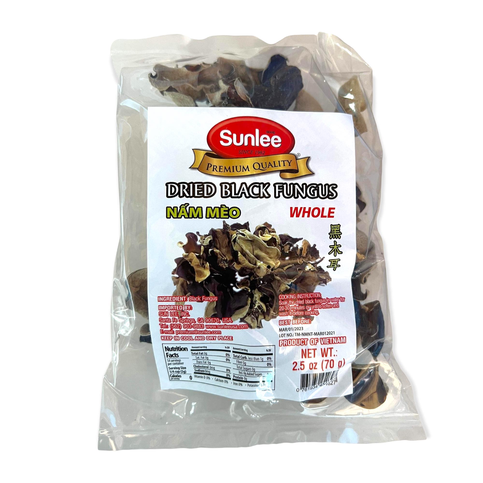 Sunlee Brand - Dried Black Fungus (Whole)  OZ – Sukli - Filipino  Grocery Online USA