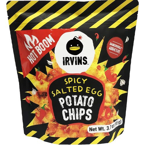 Irvins - Salted Egg - Potato Chips (Spicy) - 105 G – Sukli - Filipino ...