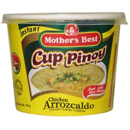 Mother's Best - Cup Pinoy Instant Chicken Arrozcaldo - Chicken Flavor –  Sukli - Filipino Grocery Online USA