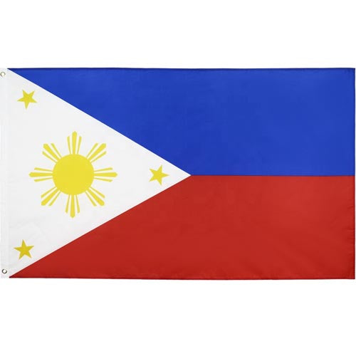 Philippines Flag - Polyester - Printed - 3x5 Ft (90x150 cm) – Sukli ...