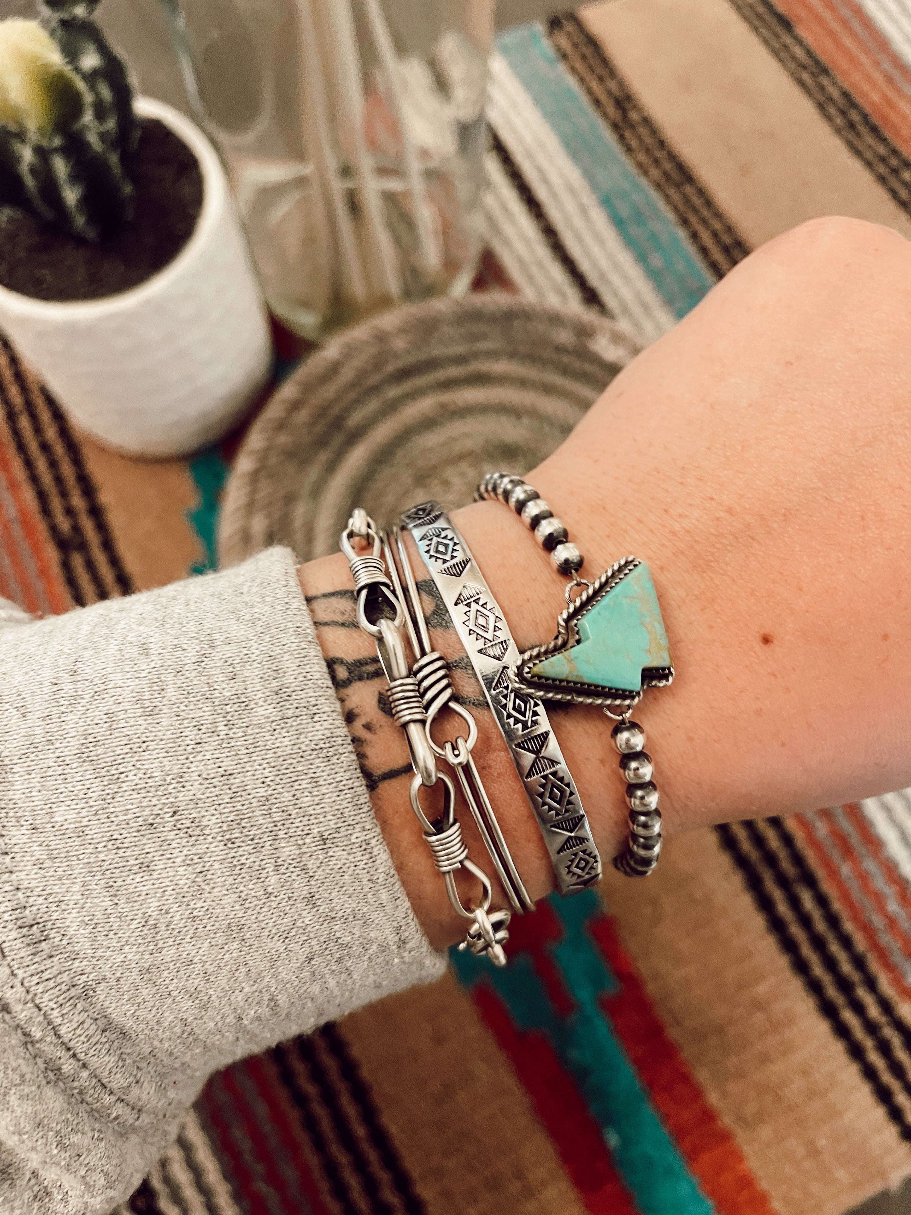 Aztec Stacker Cuff