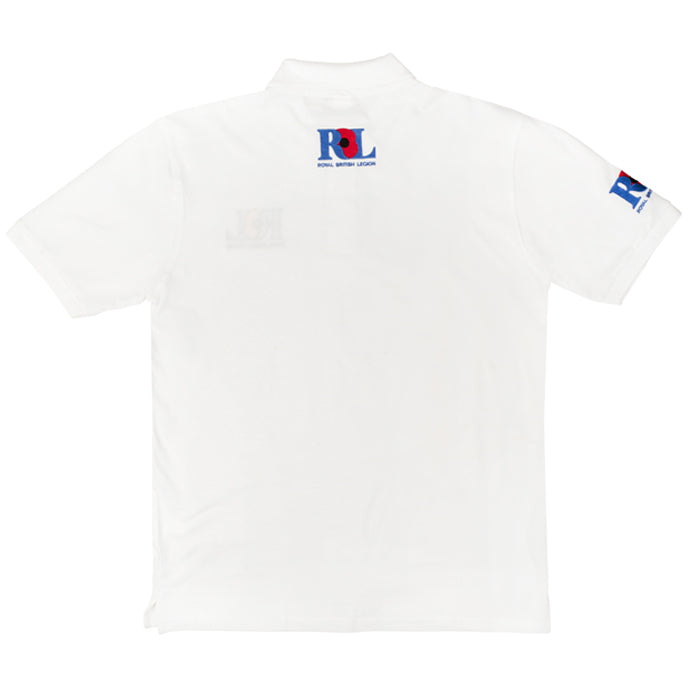 Royal British Legion White Polo Shirt | Poppy Shop UK