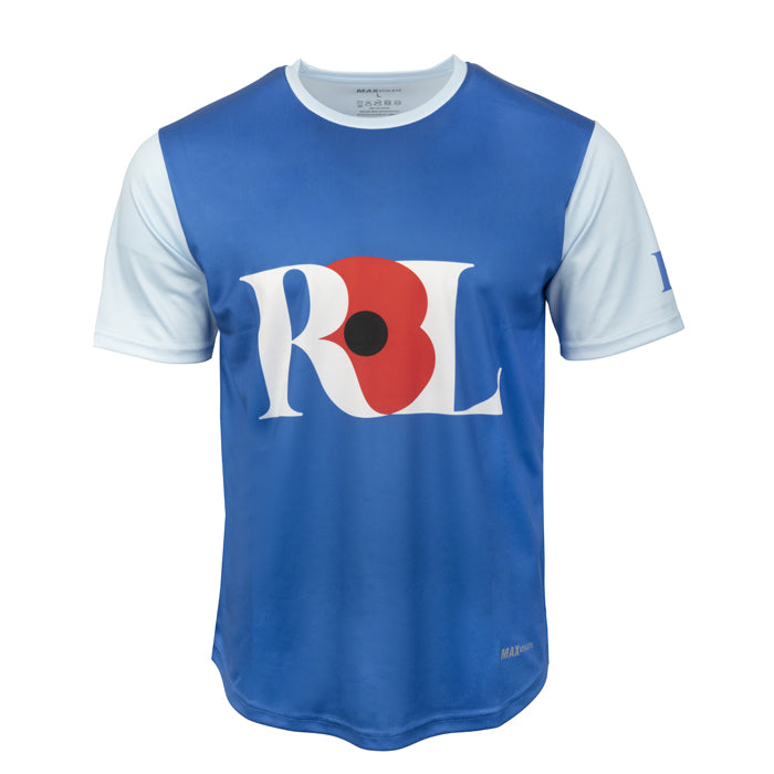 Royal British Legion Blue Tech T-Shirt | Poppy Shop UK