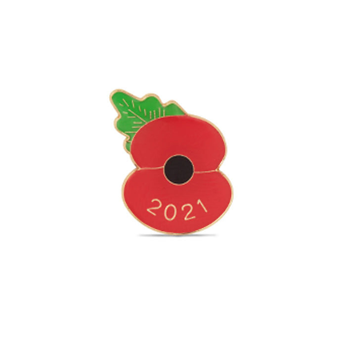 2021 Dated Poppy Pin £5 Poppy Shop Uk