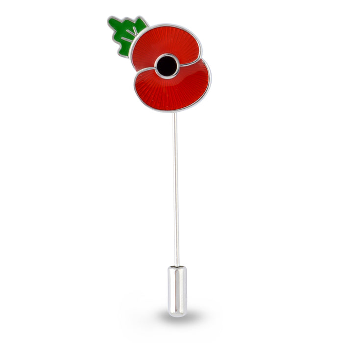 Poppy Lapel Stick Pin Poppy Shop Uk