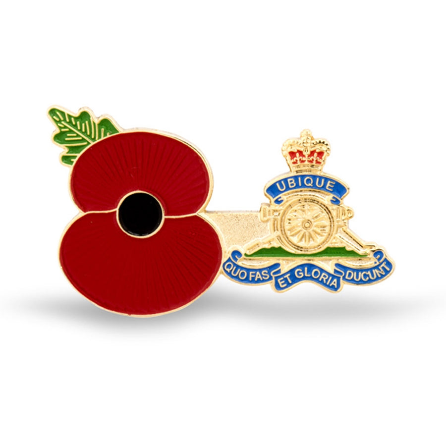 Service Poppy Pin Royal Artillery Poppy Shop Uk