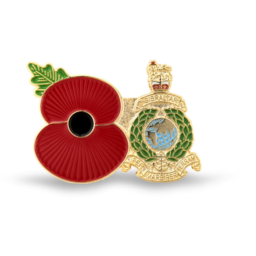 Service Poppy Pin Royal Marines Poppy Shop Uk