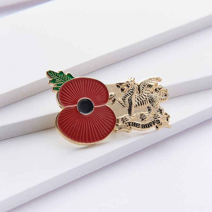 Service Poppy Pin The Queen S Own Buffs Poppy Shop Uk