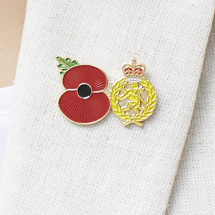 Poppy Service Pin Womens Royal Army Corps Poppy Shop Uk